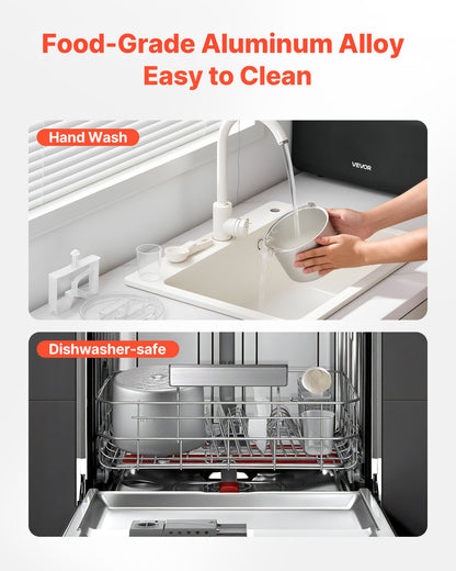 Máquina Automática de Gelados VEVOR 1.5L com Compressor