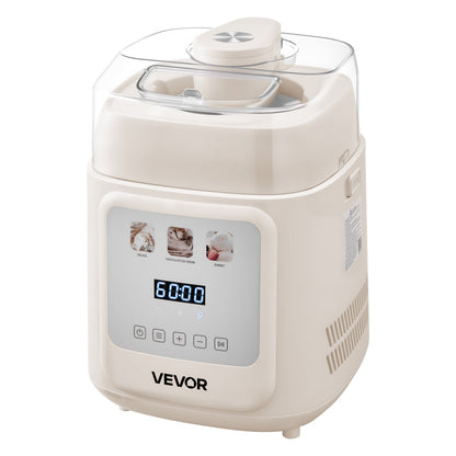 Máquina de Gelados Automática VEVOR 1L com Compressor
