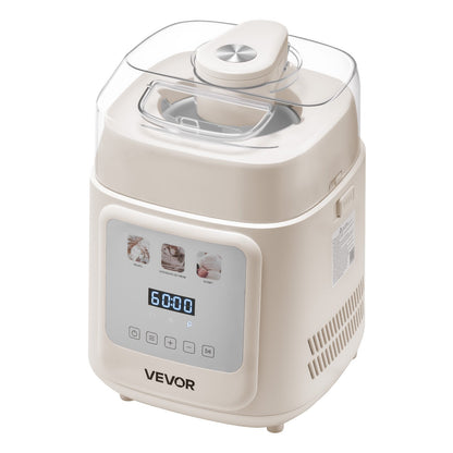 Máquina de Gelados Automática VEVOR 1L com Compressor