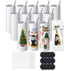 Pack 12 Copos Sublimação 591.5 ml Aço Inoxidável