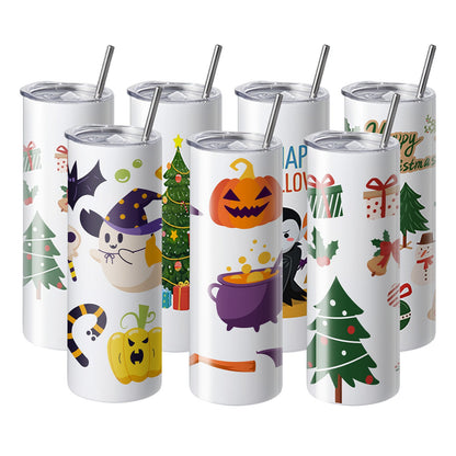 Pack 16 Copos Sublimação 20oz Inox com Acessórios