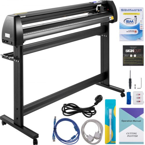 Plotter de Vinil VEVOR 1350 mm com Software Incluído