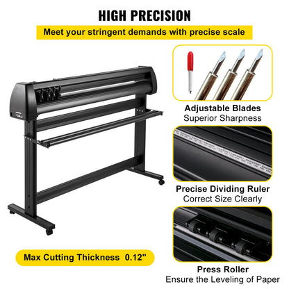Plotter de Vinil VEVOR 1350 mm com Software Incluído