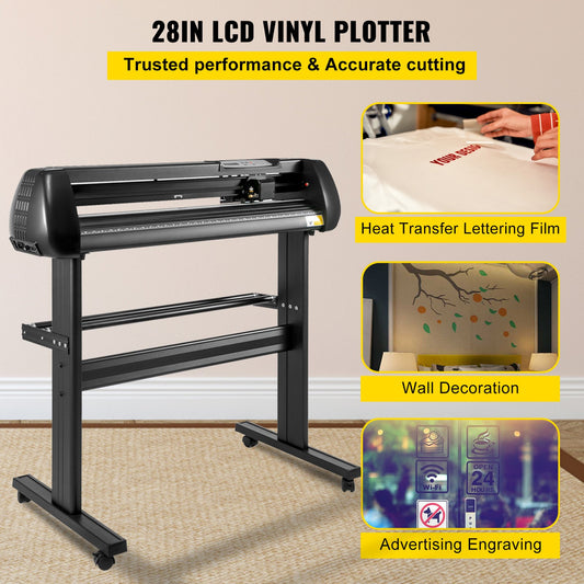 Cortadora de Vinil VEVOR 28" com Suporte Ajustável