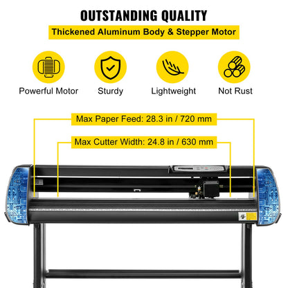 Cortadora de Vinil VEVOR 28" com Suporte Ajustável