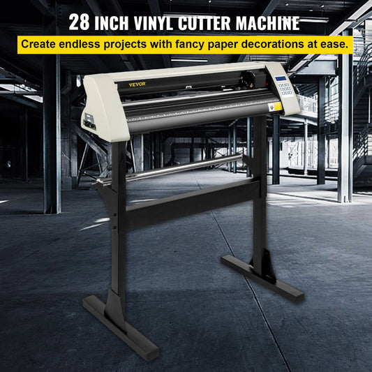 Cortadora de Vinil VEVOR 720mm com Suporte Resistente