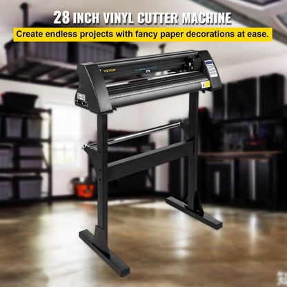 Cortadora de Vinil VEVOR 720mm com Suporte Robusto