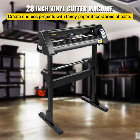 Cortadora de Vinil VEVOR 720mm com Suporte Robusto