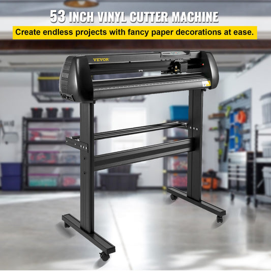 Cortadora de Vinil VEVOR 34" com Ecrã LCD e 3 Lâminas