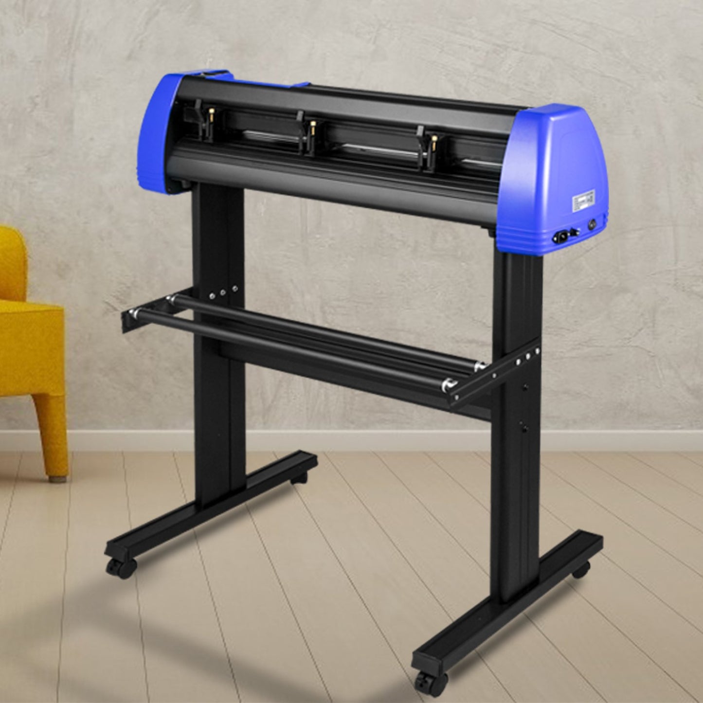 Cortador de Vinil VEVOR 870mm com Suporte Ajustável