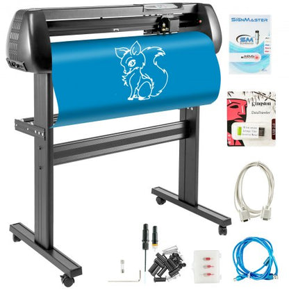 Cortadora de Vinil VEVOR 34" com Suporte Ajustável