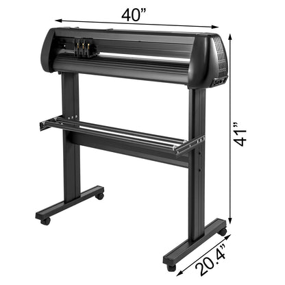 Cortadora de Vinil VEVOR 34" com Suporte Ajustável