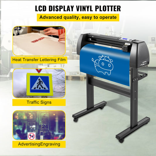 Cortadora Vinil VEVOR 28" com Software Incluído