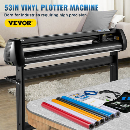 Plotter de Corte VEVOR 1350mm Alta Precisão e Velocidade Ajustável