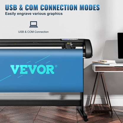 Plotter de Corte VEVOR 1350mm Alta Precisão e Velocidade Ajustável