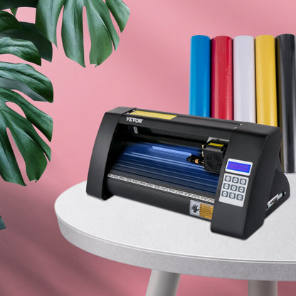 Plotter de Vinil VEVOR 375mm com Tela LED e Olho Óptico