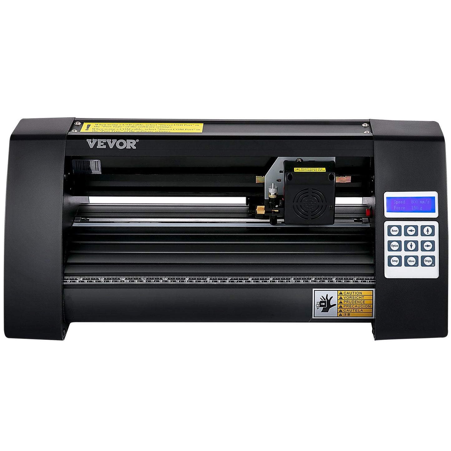 Plotter de Vinil VEVOR 375mm com Tela LED e Olho Óptico