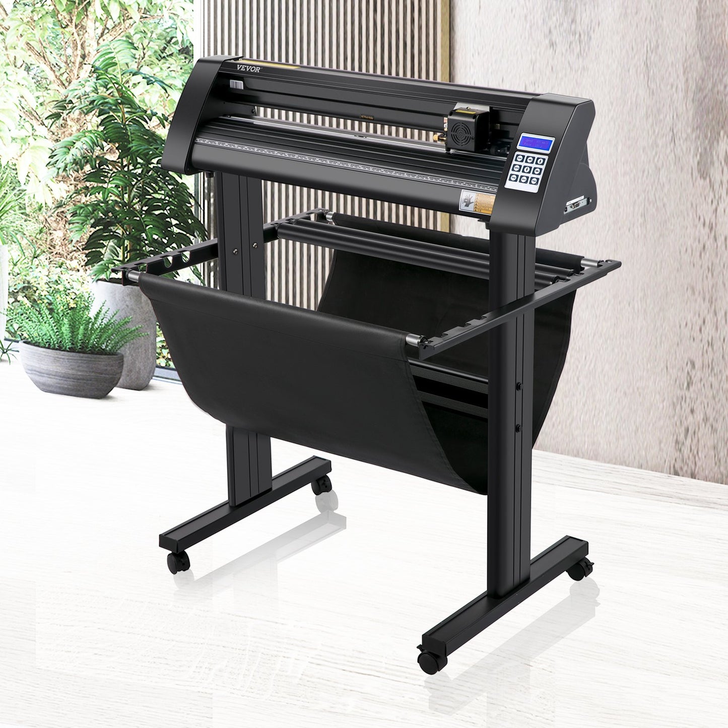 Plotter de Vinil VEVOR 720mm com Ecrã LED e Olho Óptico