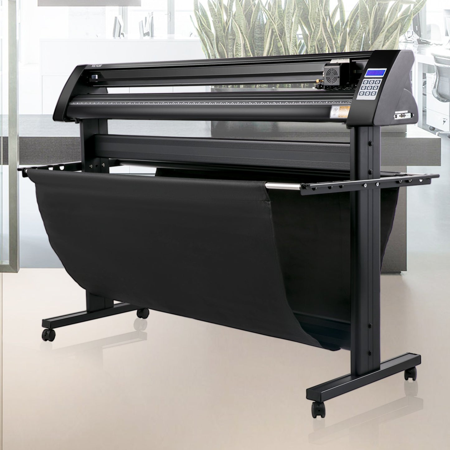Plotter de Vinil VEVOR 1350mm com Ecrã LED e Olho Óptico