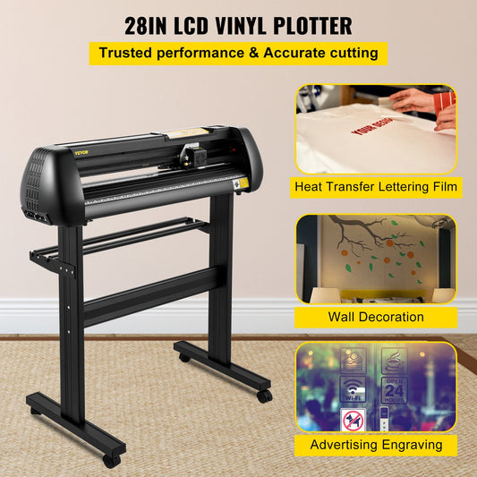 Cortadora de Vinil VEVOR 28'' Ajustável com Software SignMaster