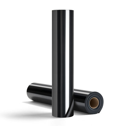 Vinil Transferência Térmica Preto Brilhante VEVOR 305x7260mm