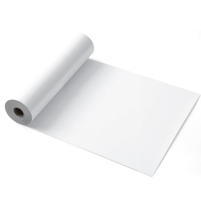 Vinil Transferência Térmica VEVOR Branco Brilhante Rolo 30x15240mm