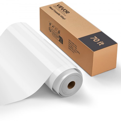 Vinil Transferível VEVOR Glossy Branco 304.8x21336mm