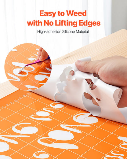 Vinil Transferível VEVOR Glossy Branco 304.8x21336mm