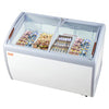 Expositor de Gelados Comercial VEVOR 362L com Tampa de Vidro