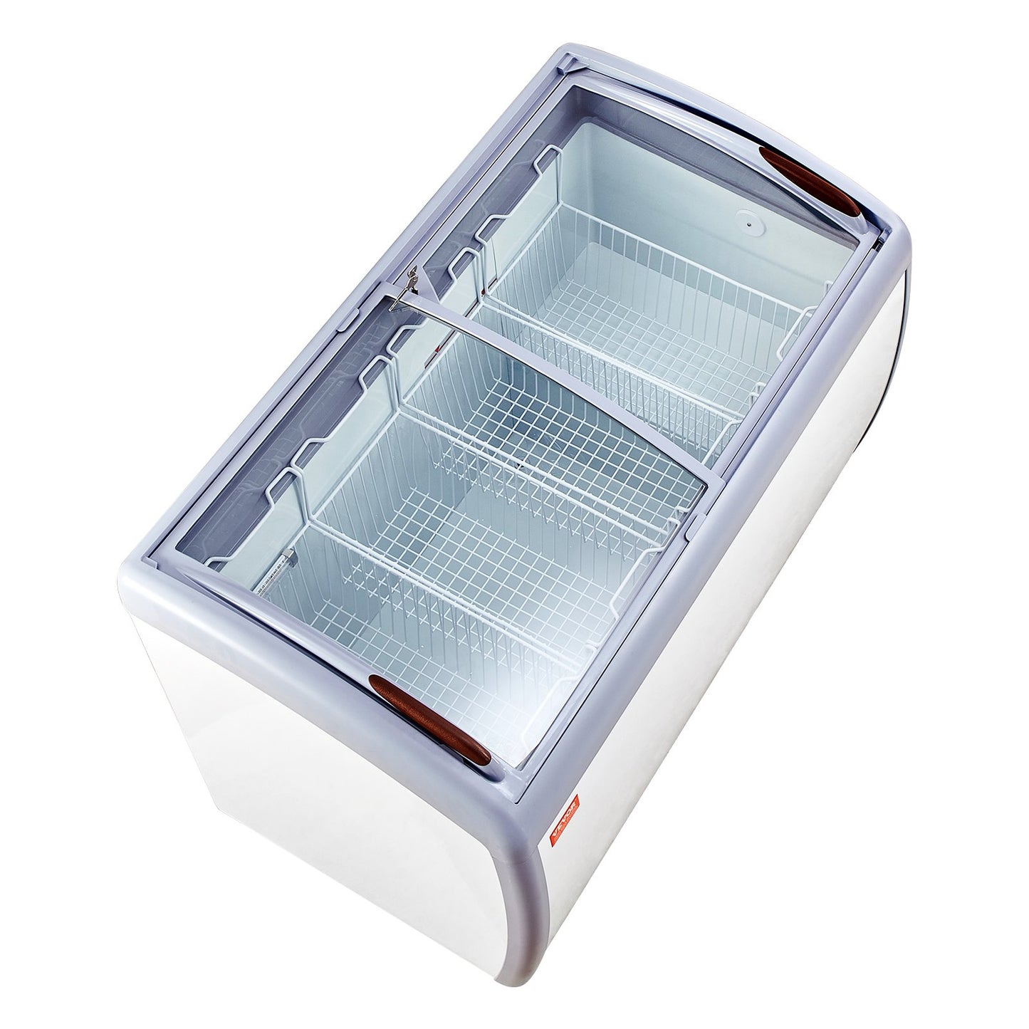 Expositor de Gelados Comercial VEVOR 362L com Tampa de Vidro