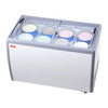 Expositor Comercial Gelados VEVOR 370L com Tampa de Vidro Móvel