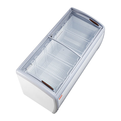 Vitrine Comercial para Gelados VEVOR 460L com Rodas