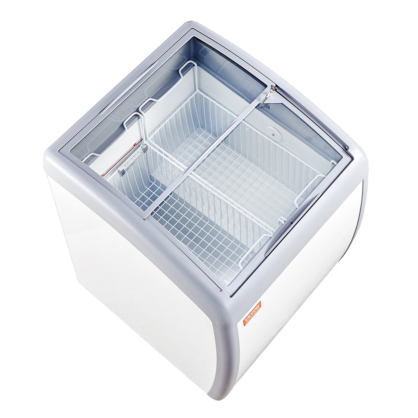 Vitrina Comercial para Gelados VEVOR 154L com Tampa de Vidro