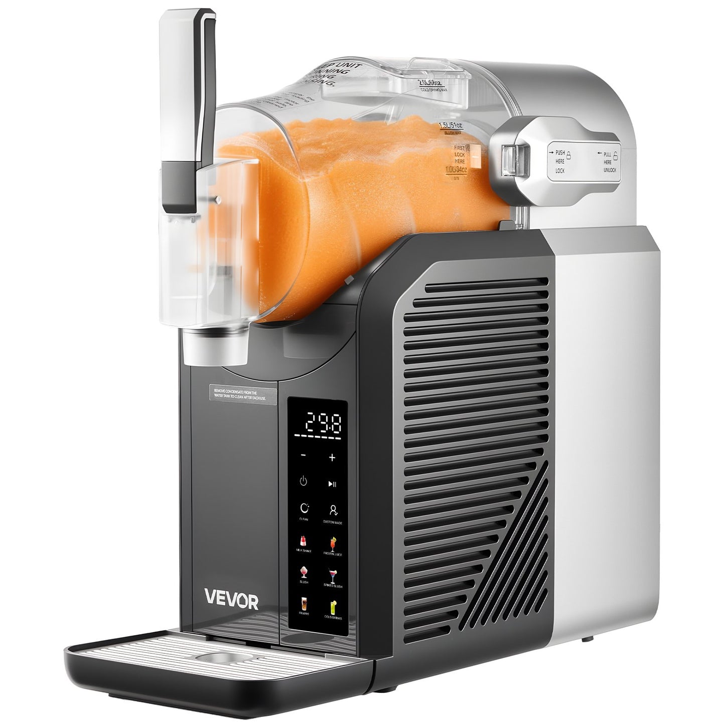 Máquina Slushie VEVOR 2L com 6 Programas e Autolimpeza