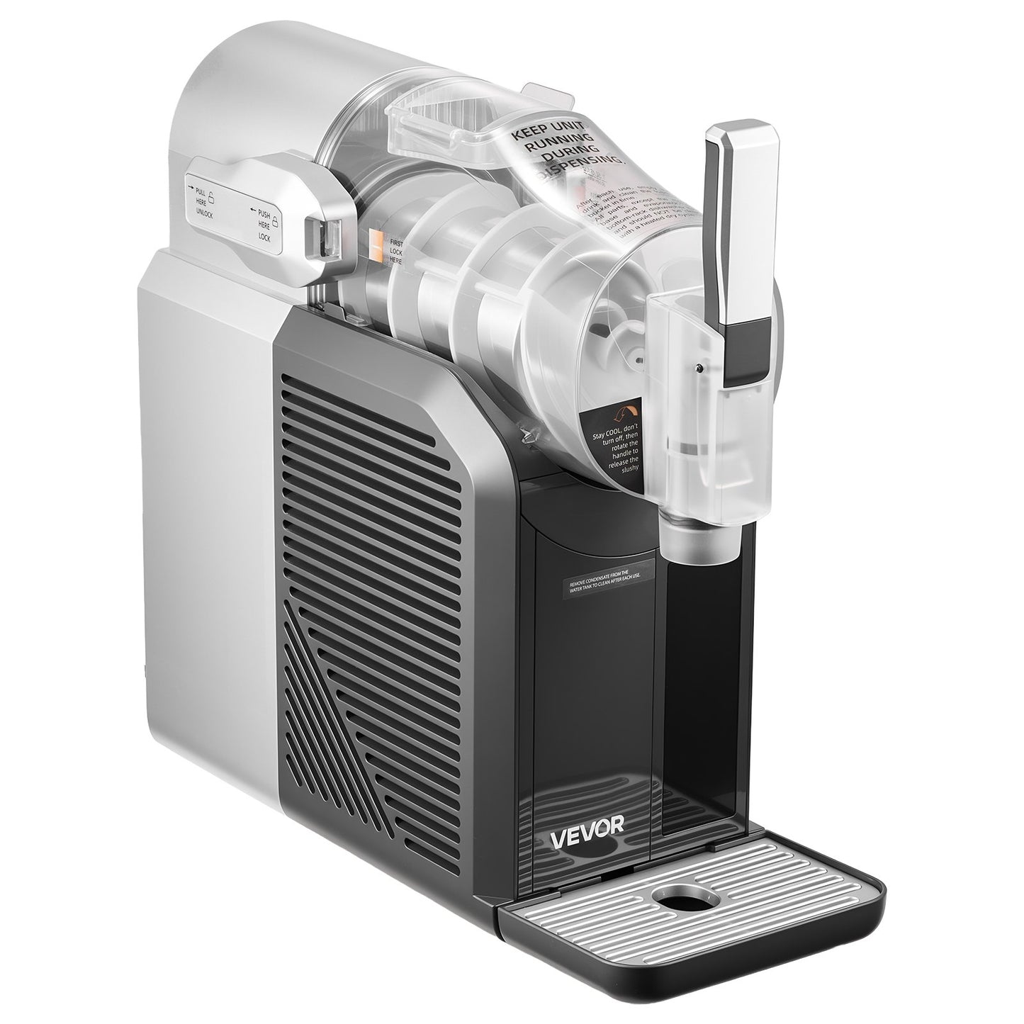 Máquina Slushie VEVOR 2L com 6 Programas e Autolimpeza
