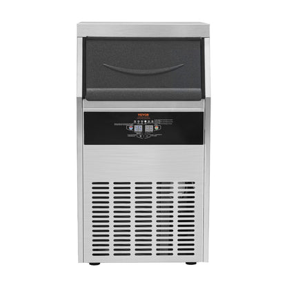 Máquina de Gelo Comercial VEVOR 56kg/24H - 60 Cubos