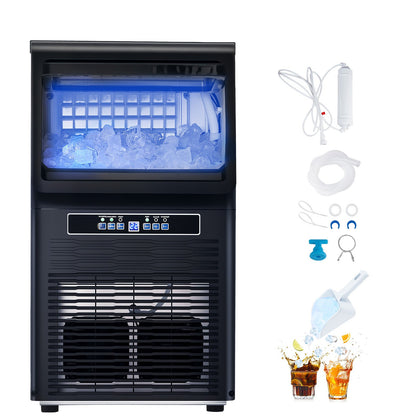Máquina de Gelo Comercial VEVOR 31.8 kg/24H 36 Cubos