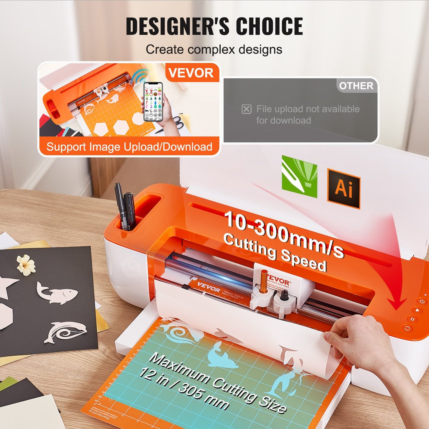 Cortadora de Vinil VEVOR Bluetooth para DIY e Decoração