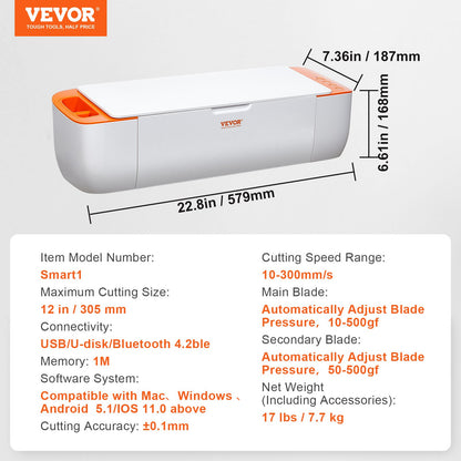 Cortadora de Vinil VEVOR Bluetooth para DIY e Decoração