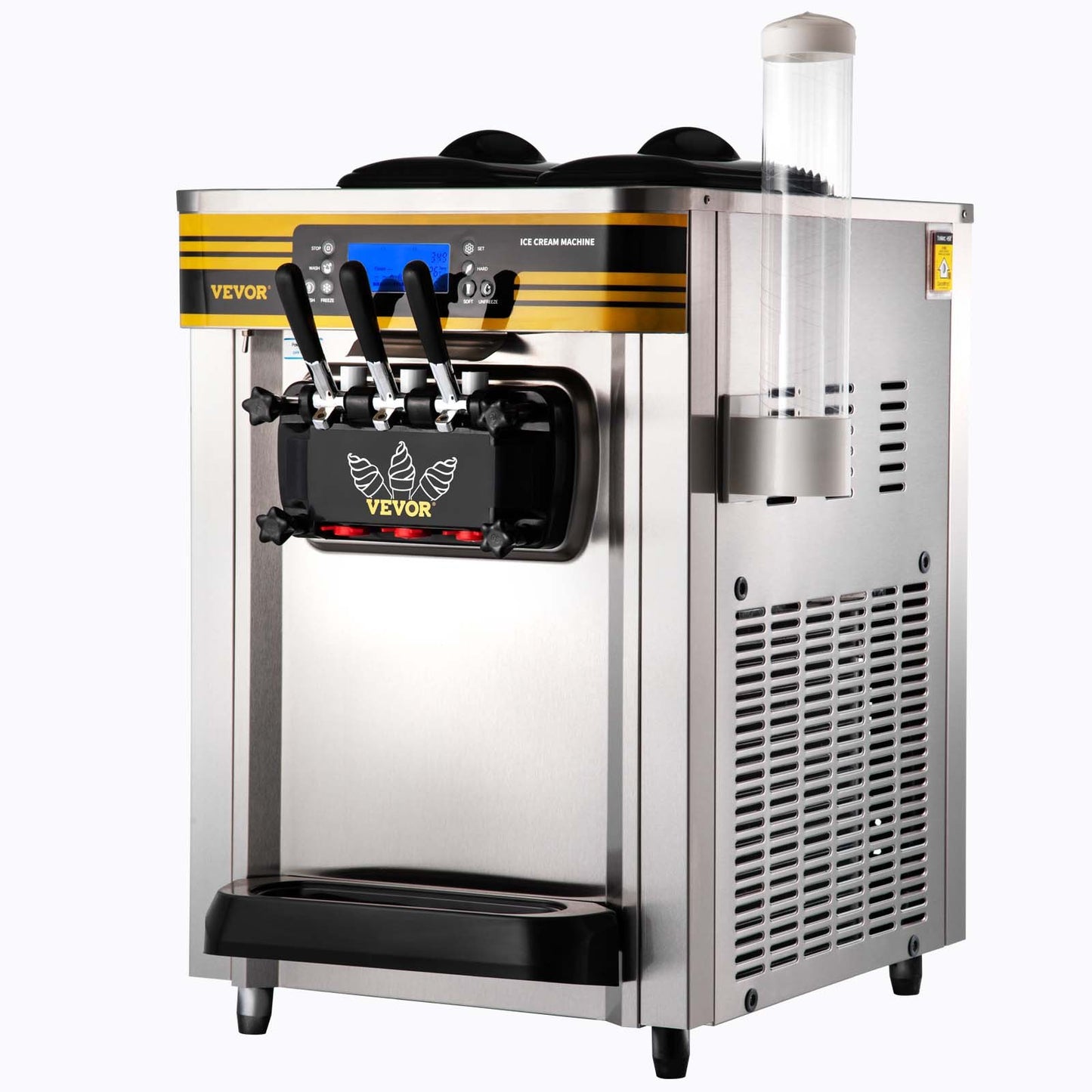 Máquina de Gelados Soft Serve Comercial 22-30L/H VEVOR