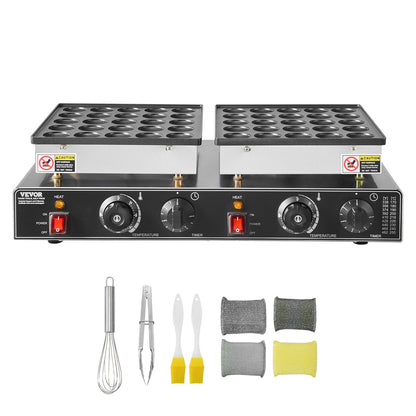 Máquina Mini Panquecas Holandesas 50PCS VEVOR 1800W