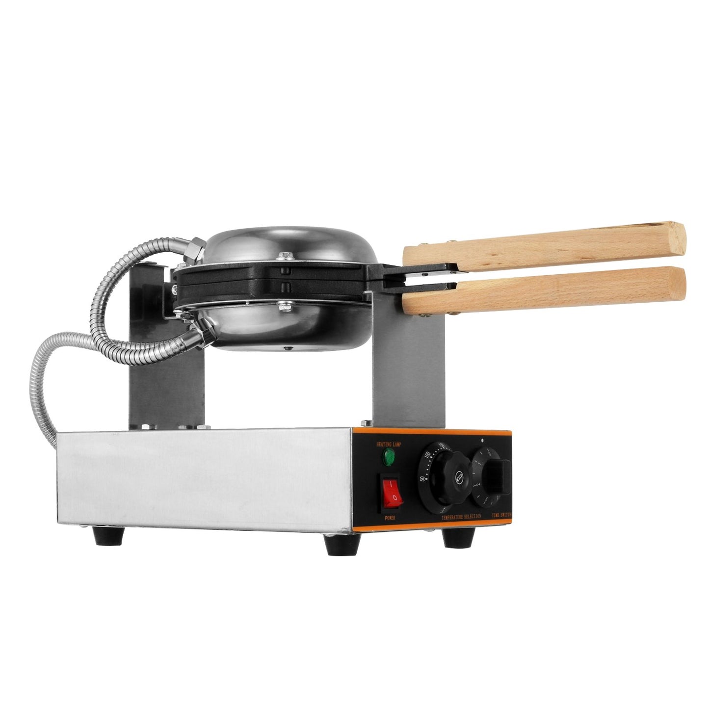 Máquina Profissional de Waffles de Ovo VEVOR 220V 1400W