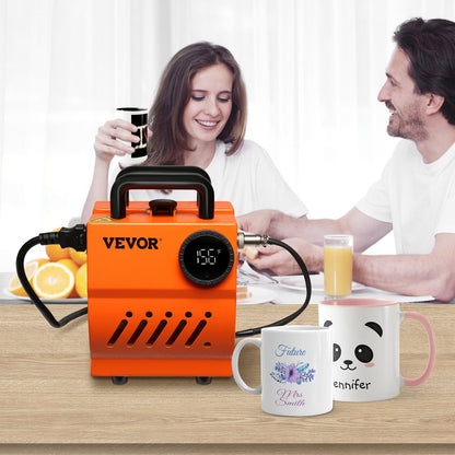 Prensa Térmica Mini para Canecas VEVOR - Fácil e Leve