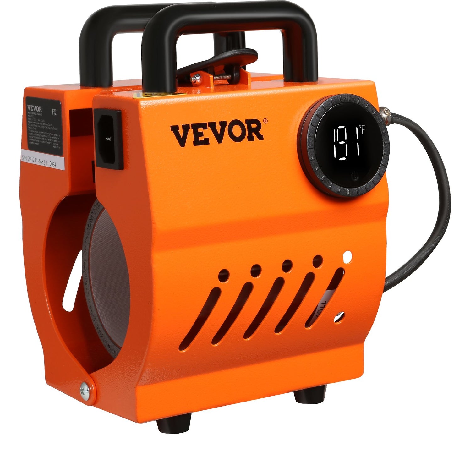 Prensa Térmica Mini para Canecas VEVOR - Fácil e Leve
