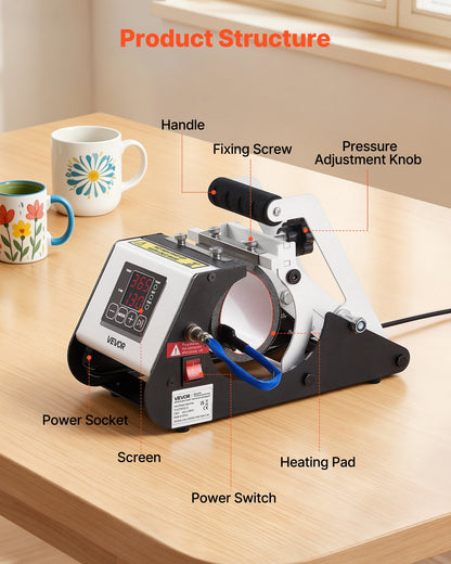 Máquina de Sublimação para Canecas 11-15 oz VEVOR