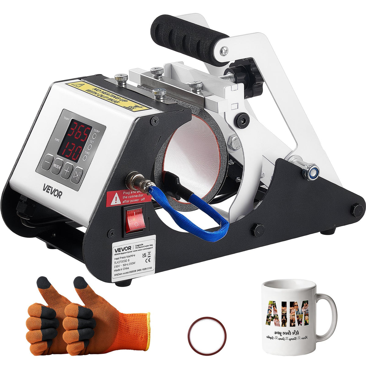 Máquina de Sublimação para Canecas 11-15 oz VEVOR