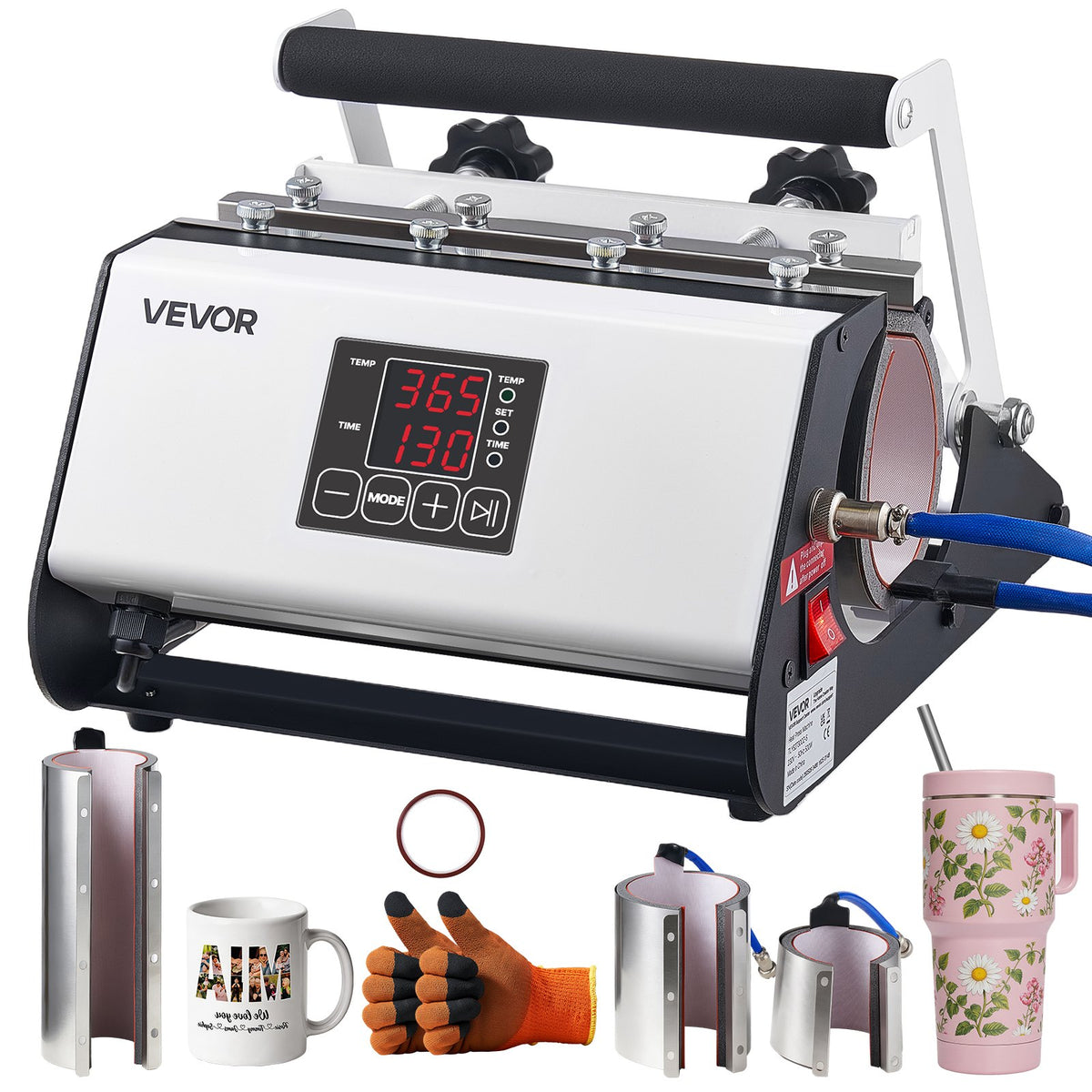 Máquina Prensa Térmica para Canecas e Copos Sublimação