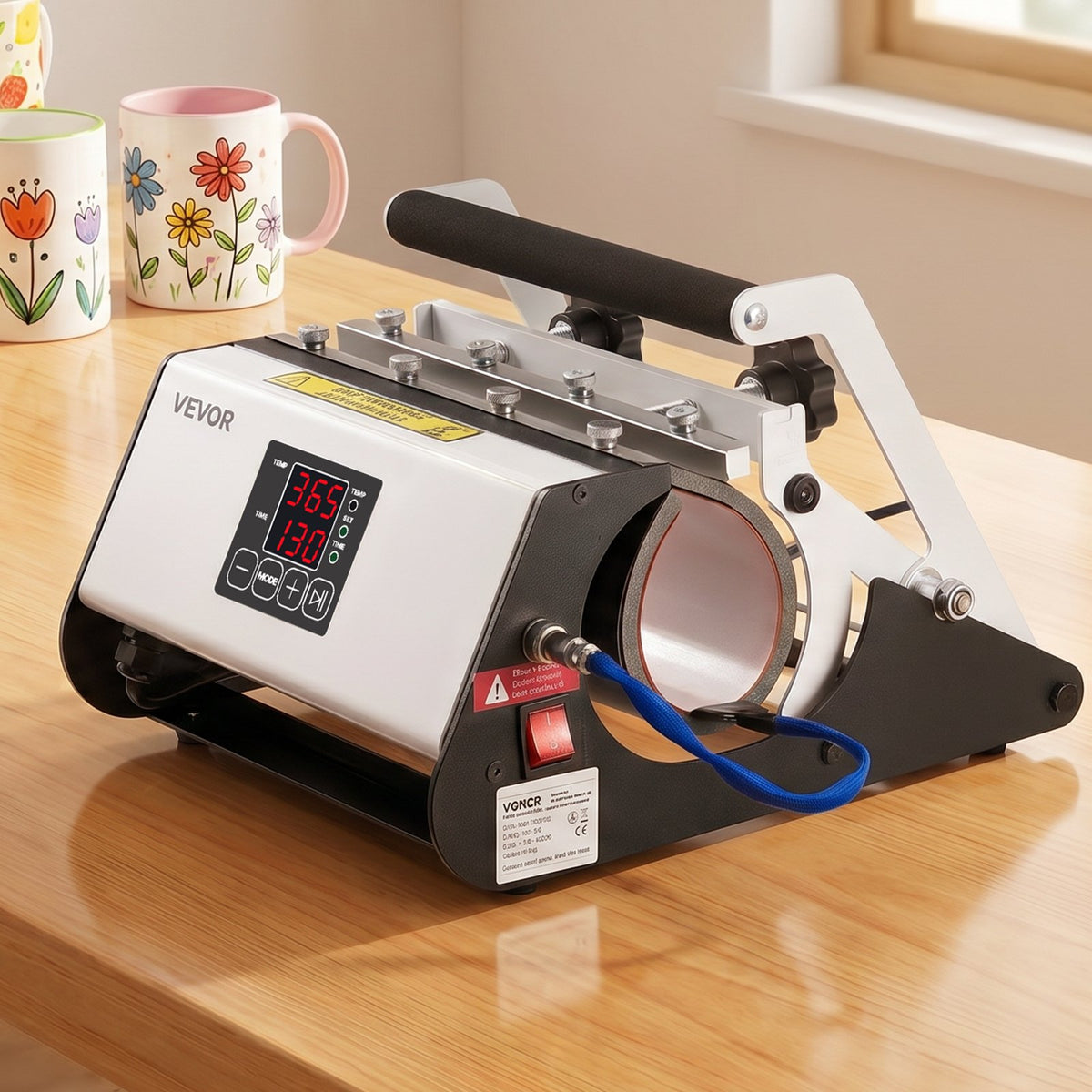 Máquina Prensa Térmica para Canecas e Copos 887 mL VEVOR
