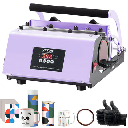 Prensa Térmica VEVOR para Canecas e Copos Sublimação 30oz