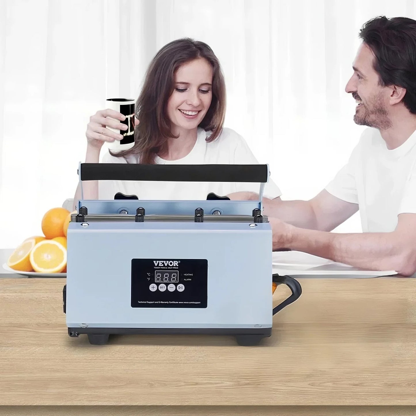 Máquina de Sublimação para Canecas e Copos VEVOR Azul